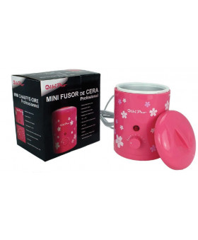 Mini Fusor Cera 165 Ml Fucsia Flores