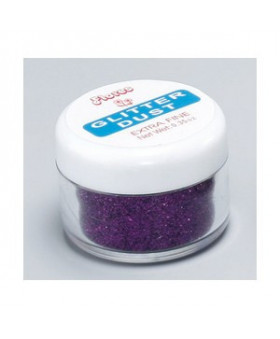 Brillantina decoración purpura 10g