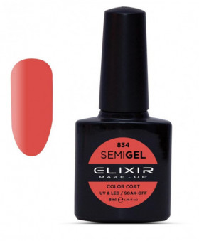 ELIXIR SEMI GEL CORAL PINK 834 8ML