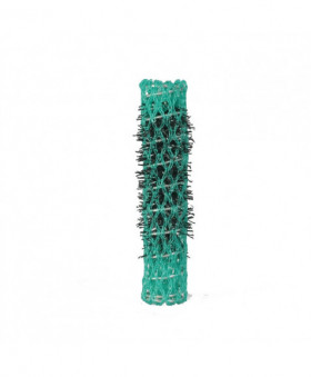 Rulos Malla Verdes 13Cm. 6 Un