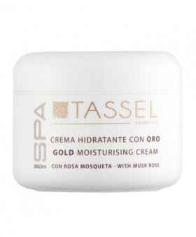 Crema hidratante con Oro y Rosa Mosqueta SPA TASSEL 250ml