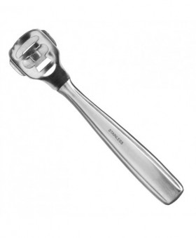 Cortacallos metalico inox. ref. 01401